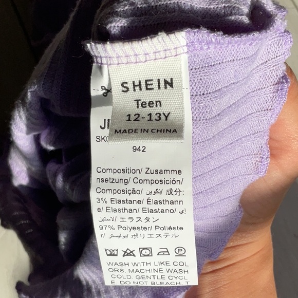 - Teen Girls Lettuce Trim Crop Top - - Picture 3 of 4